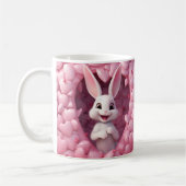 Cute Valentine Bunny Mug | Valentine's Day Mug Kaffeetasse (Links)