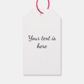 Cute Valentine Cocoa Mugs with Flowers & Hearts Geschenkanhänger (Rückseite)