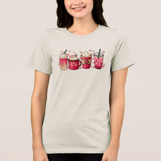 Cute Valentine Coffee Valentine’s Day Shirt Gift (Vorderseite)