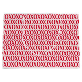 Cute Valentine Day XOXO Red And Pink Große Geschenktüte