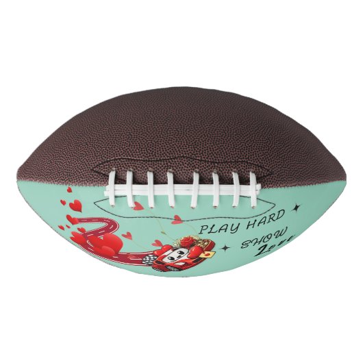 Cute Valentine Design Football (Vorderseite)
