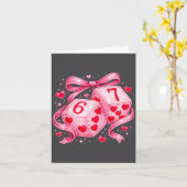 Cute Valentine Dice 6 7 Plush Hearts Nk Aesthetic  Karte (Gelbe Blume)