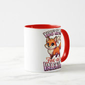 Cute Valentine Fox – You’re My Fox-Ever Valentine Tasse (VorderseiteRechts)