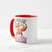 Cute Valentine Fox – You’re My Fox-Ever Valentine Tasse (Vorderseite Links)