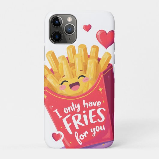 Cute Valentine French Fries Pun Case-Mate iPhone Hülle (Rückseite)