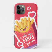Cute Valentine French Fries Pun Case-Mate iPhone Hülle (Rückseite)