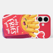 Cute Valentine French Fries Pun Case-Mate iPhone Hülle (Rückseite (Horizontal))