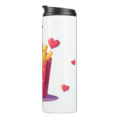 Cute Valentine French Fries Pun Thermosbecher (Nach rechts gedreht)