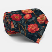 Cute Valentine Gifts For Dad Peonies Krawatte (Gerollt)
