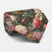 Cute Valentine Gifts For Husband Peonies Flower Krawatte (Gerollt)