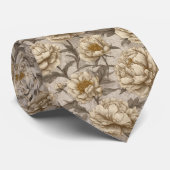 Cute Valentine Gifts For Husband Peonies Flower Krawatte (Gerollt)