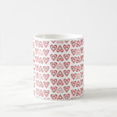 Cute Valentine Hearts – Love & Romance Design Kaffeetasse (Mittel)