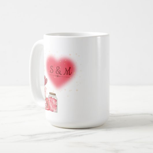 Cute Valentine Mug Kaffeetasse (Vorderseite Links)
