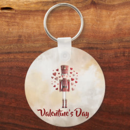 Cute Valentine Nutcracker Heart Keychain Schlüsselanhänger