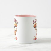 Cute Valentine Puppy – Paw-sitively in Love Tasse (Zentrum)