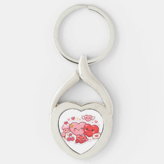 Cute Valentine’s Day Heart Keychain – Perfect gift Schlüsselanhänger