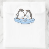 Cute Valentine’s Penguin Sticker (Tasche)