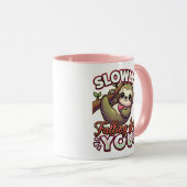 Cute Valentine Sloth – Slowly Falling for You Tasse (VorderseiteRechts)