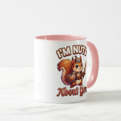 Cute Valentine Squirrel Knight–I’m Nuts About You Tasse (VorderseiteRechts)