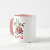 Cute Valentine Turtle – I’m Tote-Ally Yours Tasse (Vorderseite Links)
