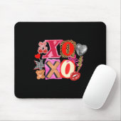 Cute Valentine Xoxo Funny Valentine Hearts Lover G Mousepad (Mit Mouse)