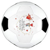 Cute Valentine's day couple hearts custom Fußball (Gedreht)