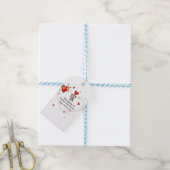 Cute Valentine's day couple hearts custom Geschenkanhänger (Mit Garn)