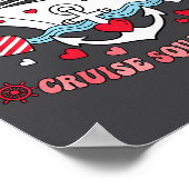 Cute Valentines Day Cruise 2026 Matching Cruise Fo Poster (Ecke)
