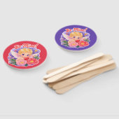 Cute Valentine's Day Cupid with "Be Mine" Fächer (Non-assembled)