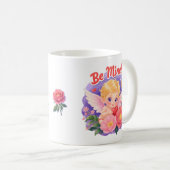 Cute Valentine's Day Cupid with "Be Mine" Kaffeetasse (VorderseiteRechts)