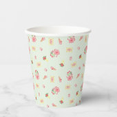 Cute Valentine's Day Desserts Sweet Treats Pastel Pappbecher (Vorderseite)