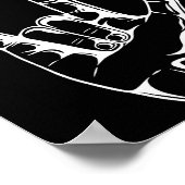 Cute Valentines Day I Love You Hand Sign Language  Poster (Ecke)