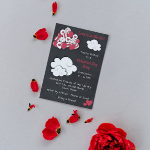 Cute Valentine's Day Party Invitation Einladung