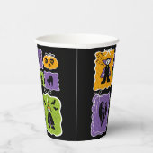 Cute Vampire Coquette Halloween Pappbecher (Rechts)