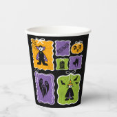 Cute Vampire Coquette Halloween Pappbecher (Vorderseite)