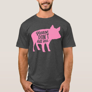 Cute Vegan Pig Lover Herbivore Plant Powered Veget T-Shirt