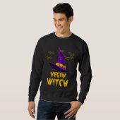 Cute veganism Halloween Matching Couples Vegan Wit Sweatshirt (Vorne ganz)
