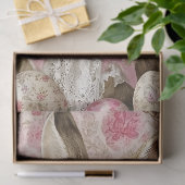 Cute Vintage Easter Bunny Decoupage Seidenpapier (Geschenk)