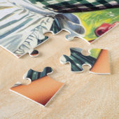 Cute Vintage Farmer Pinup Puzzle (Seite)