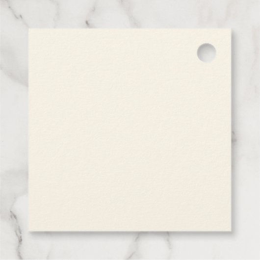 Cute Vintage Foxes Retro Christmas Geschenkanhänger (Rückseite)