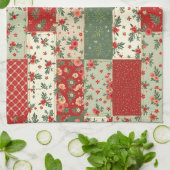 Cute Vintage Inspired Christmas Kitchen Towel Geschirrtuch (Gefaltet)