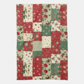 Cute Vintage Inspired Christmas Kitchen Towel Geschirrtuch (Vertikal)