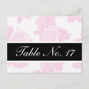 CUTE Vintage Postcard Table Number for Reception Postkarte