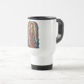 Cute Virgin of Guadalupe Travel Mug Reisebecher (VorderseiteRechts)