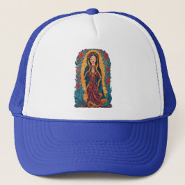 Cute Virgin of Guadalupe Trucker Hat Truckerkappe