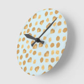 Cute Walnuts Nut Pattern Kitchen Decor Runde Wanduhr (Winkel)