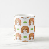 Cute Watercolor Beagle Dog Kaffeetasse (Mittel)