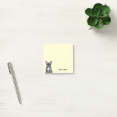 Cute Watercolor Bulldog Trendy Custom Post-it Klebezettel (Büro)