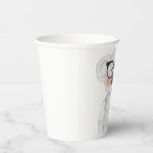 Cute Watercolor Koala with Glasses Pappbecher (Rechts)