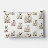 Cute watercolour baby animal alphabet Kangaroo Zubehörtasche (Rückseite)